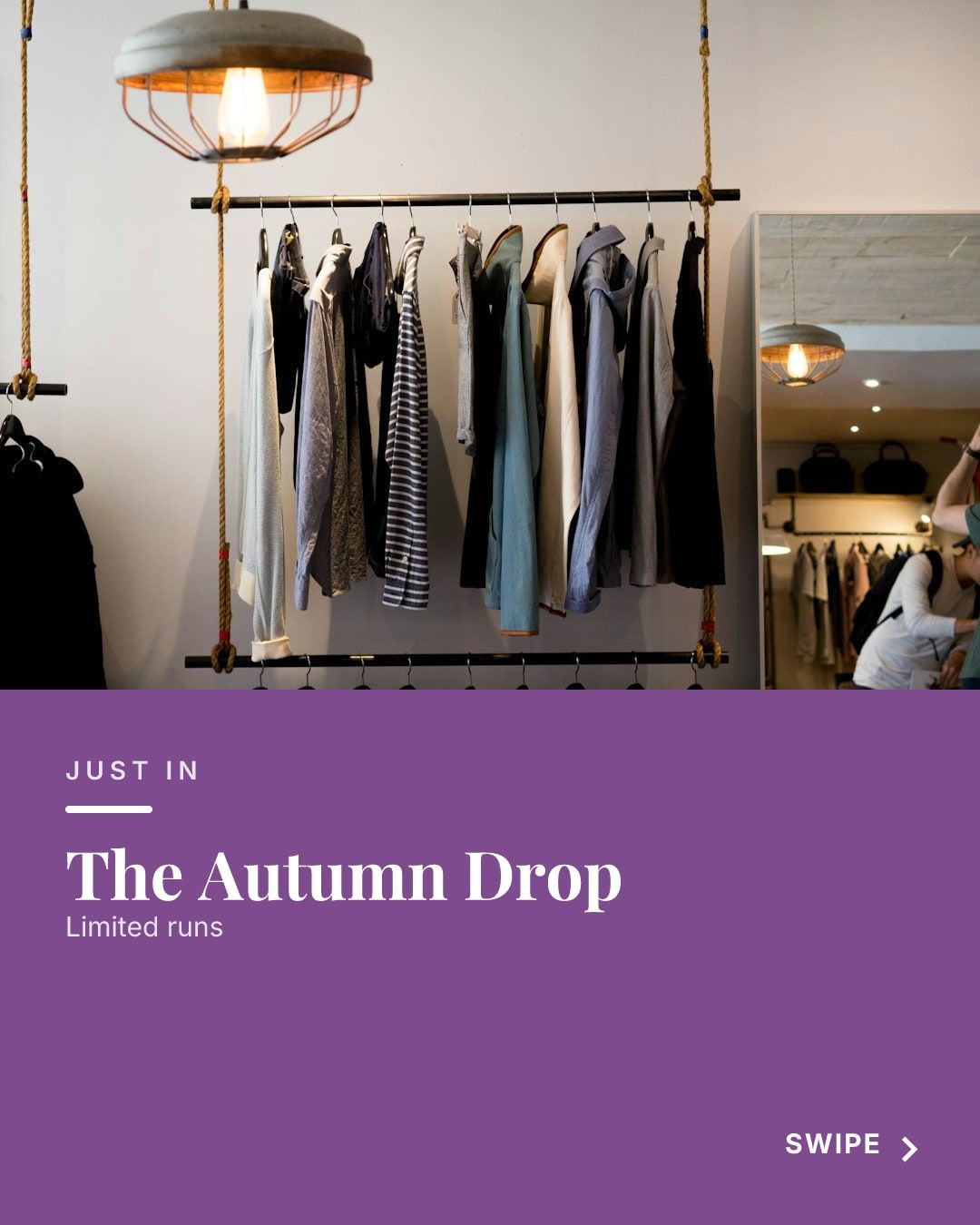 An Instagram post made with Vyral for a boutique