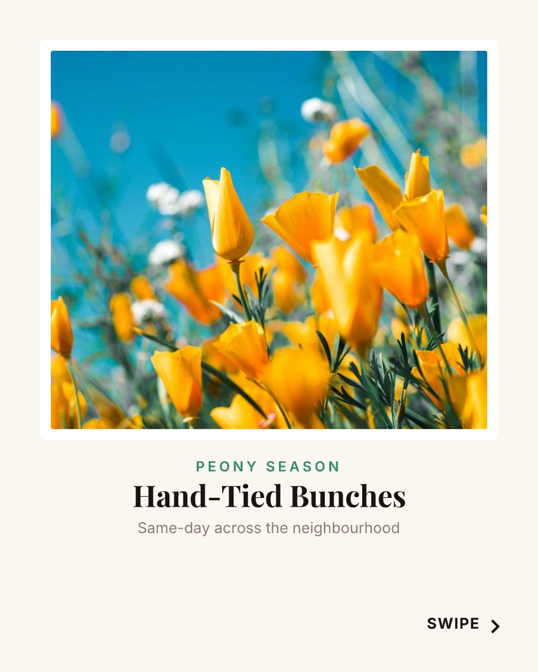 An Instagram post made with Vyral for a florist
